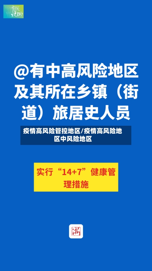 疫情高风险管控地区/疫情高风险地区中风险地区