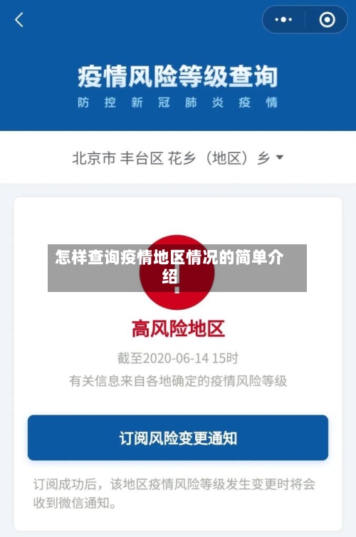 怎样查询疫情地区情况的简单介绍-第2张图片