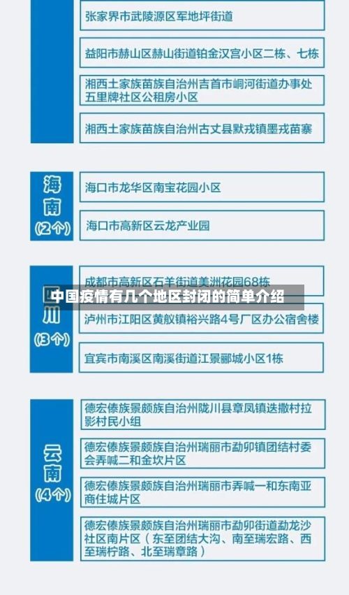 中国疫情有几个地区封闭的简单介绍-第2张图片