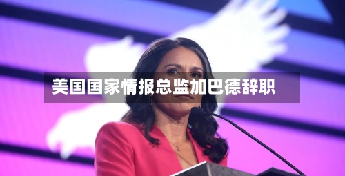 美国国家情报总监加巴德辞职-第2张图片