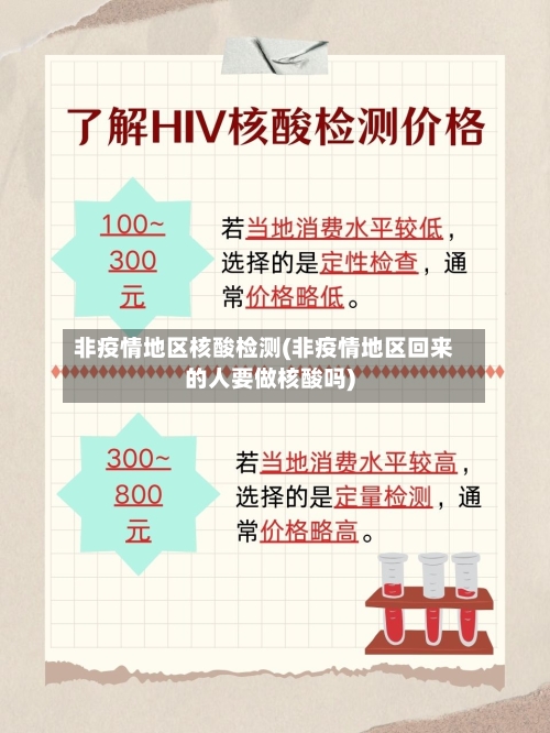 非疫情地区核酸检测(非疫情地区回来的人要做核酸吗)