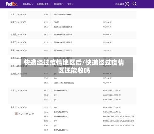 快递经过疫情地区后/快递经过疫情区还能收吗-第2张图片