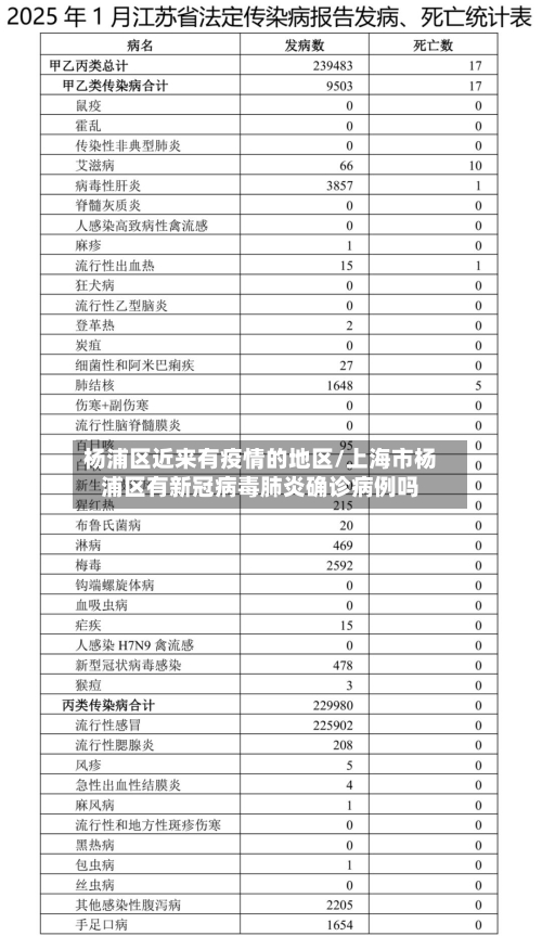 杨浦区近来有疫情的地区/上海市杨浦区有新冠病毒肺炎确诊病例吗-第2张图片