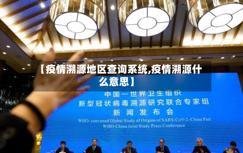 【疫情溯源地区查询系统,疫情溯源什么意思】